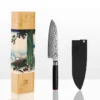 Couteau De Cuisine - Couteau Santoku Damas multi-usages