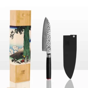 Couteau De Cuisine - Couteau Santoku Damas multi-usages